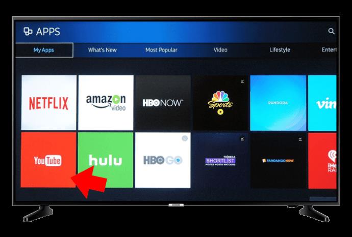 Kako prenesti YouTube na televizor Samsung