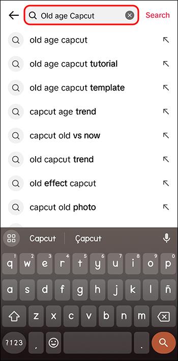 Kako koristiti CapCut Age Filter