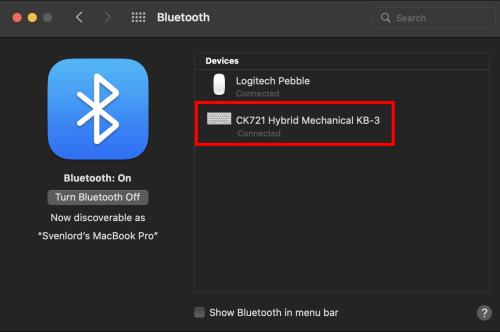 Jak odpojit klávesnici Bluetooth od počítače Mac