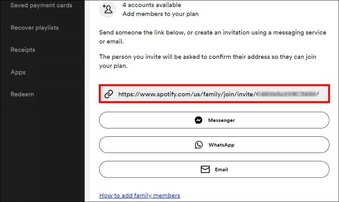 Як додати когось до сімейного плану в Spotify