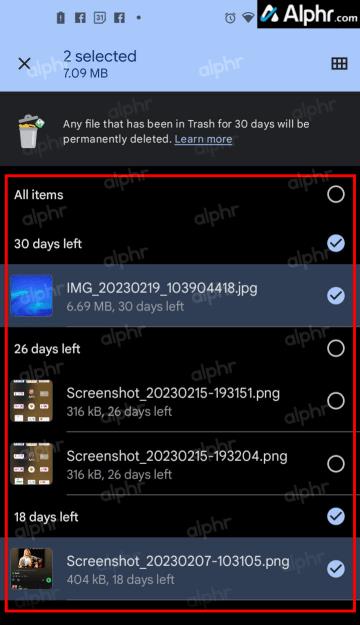 Hogyan lehet visszaállítani a törölt fényképeket Androidon