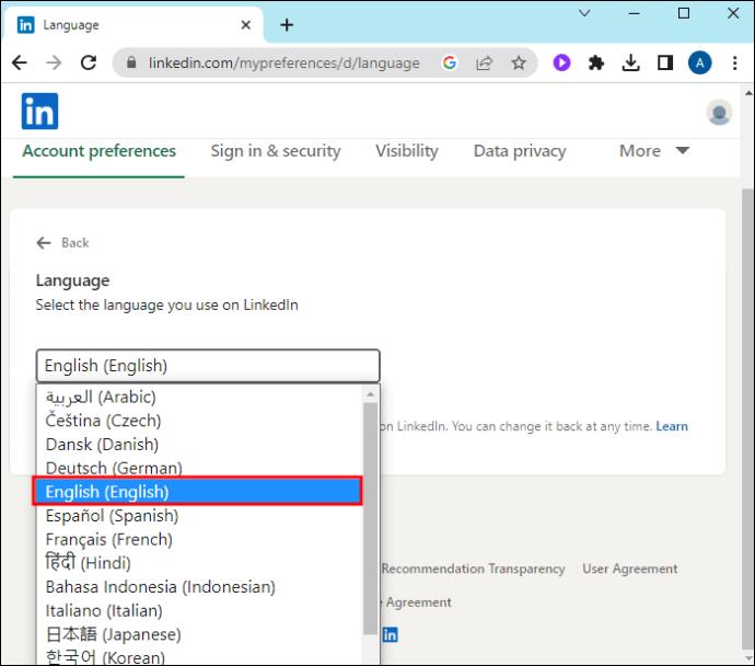 Πώς να αλλάξετε την προεπιλεγμένη γλώσσα προφίλ στο LinkedIn