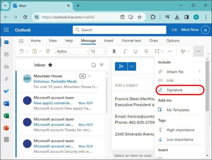 Πώς να προσθέσετε μια υπογραφή στο Outlook