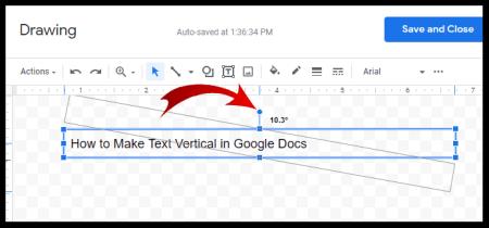 Kako ukriviti besedilo v Google Dokumentih