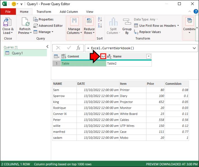 Kā sapludināt cilnes programmā Excel