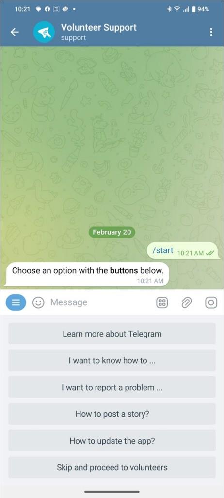 Telegram: Oprava chyby „Můžete odesílat zprávy pouze vzájemným kontaktům“.