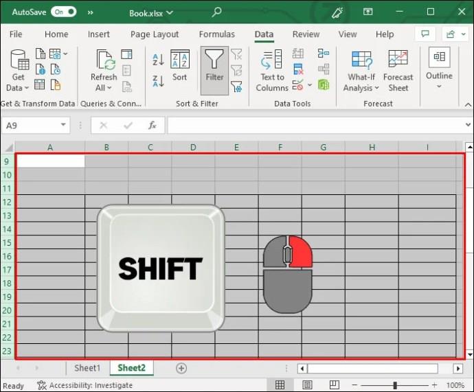 Jak odstranit prázdné řádky v aplikaci Excel