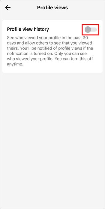 Как да изключите прегледите на профили в TikTok