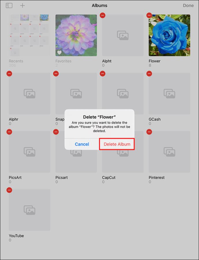 Kako izbrisati albume na iPadu