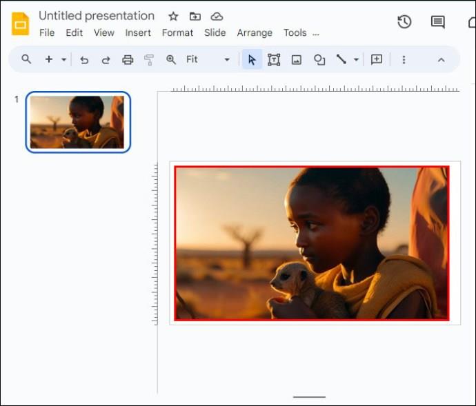 Slik fjerner du bakgrunnen fra et bilde i Google Slides