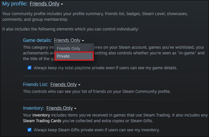 Kako učiniti profil privatnim u Steamu