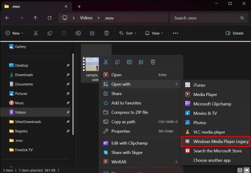 Πώς να παίξετε .MOV στα Windows