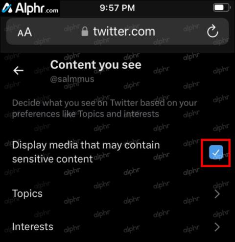 Hogyan tekinthet meg érzékeny tartalmat a Twitteren