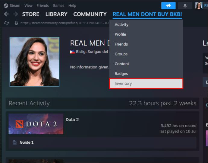 Jak zveřejnit inventář ve službě Steam