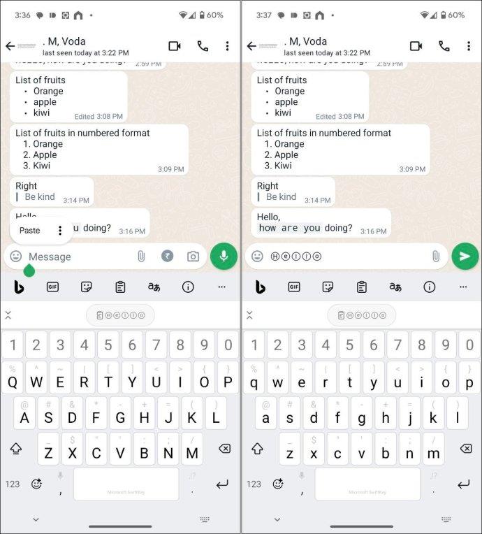 Jak formátovat text v WhatsApp