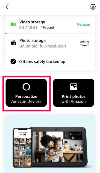 Sådan viser du billeder fra Amazon-fotos på Echo Show
