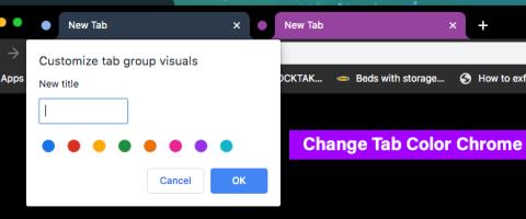 Kako promijeniti boju kartice u Chromeu