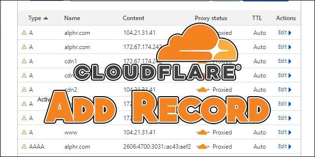 Cloudflare: Kako dodati TXT zapis