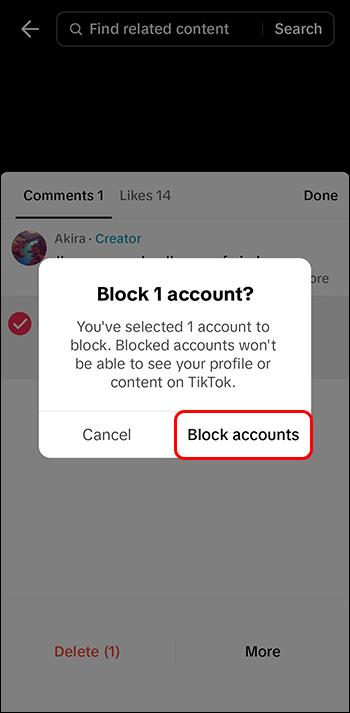 Sådan blokerer du en bruger i TikTok