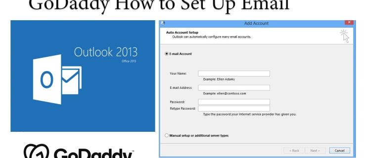 Hur man ställer in e-post med GoDaddy