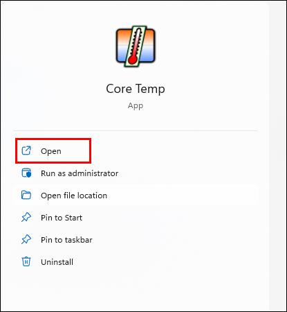 Kā pārbaudīt CPU temperatūru datorā ar Windows 11