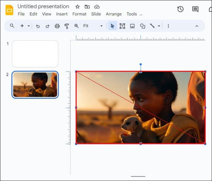 Slik fjerner du bakgrunnen fra et bilde i Google Slides