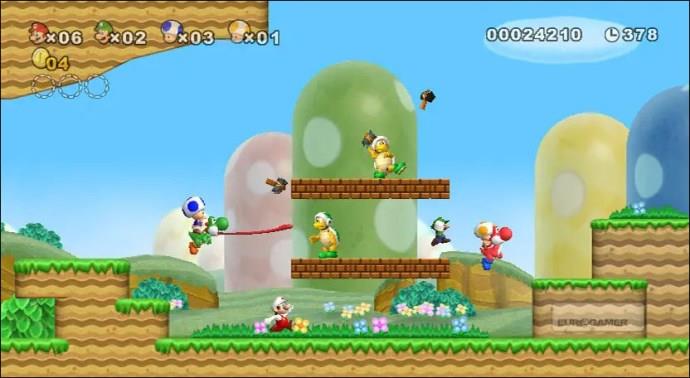 Vse okrepitve v Super Mario Bros Wonder