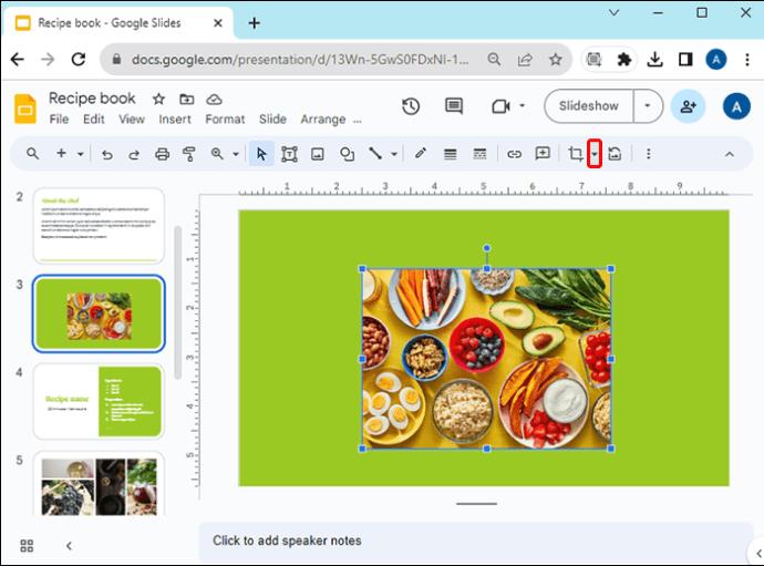 Sådan laver du en billedrunde i Google Slides