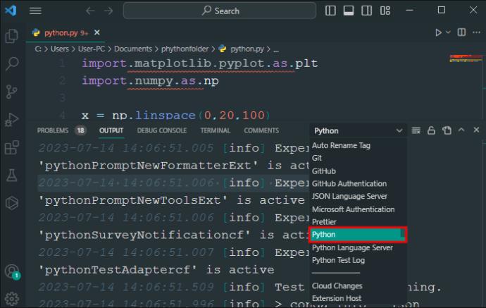 Sådan installeres Python i VS-kode