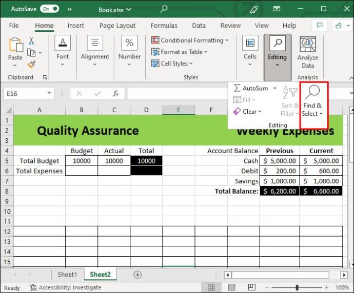 Jak odstranit prázdné řádky v aplikaci Excel