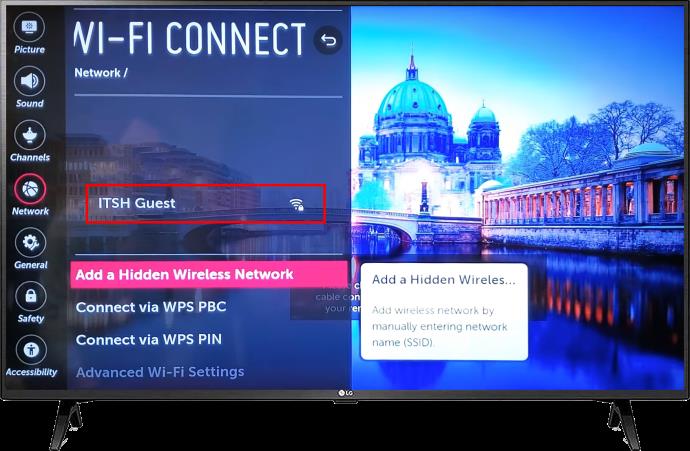 Sådan slår du Wi-Fi-forbindelse til på et LG TV