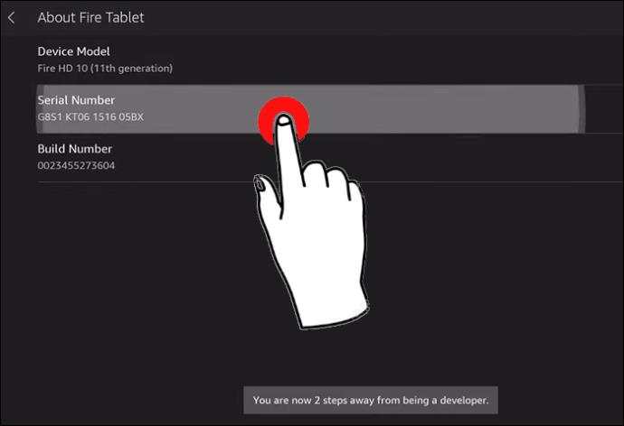 Πώς να χρησιμοποιήσετε τις επιλογές προγραμματιστή σε ένα tablet Fire