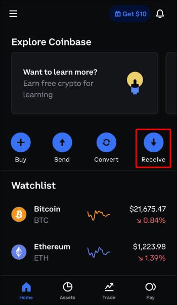 Kako pronaći svoju adresu novčanika Coinbase