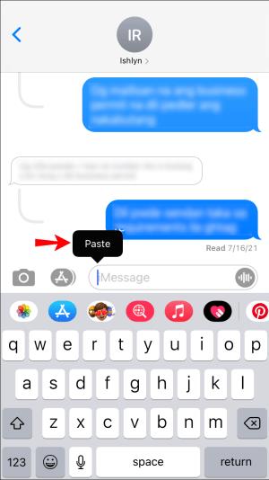 GIF-ek küldése IMessage-ben