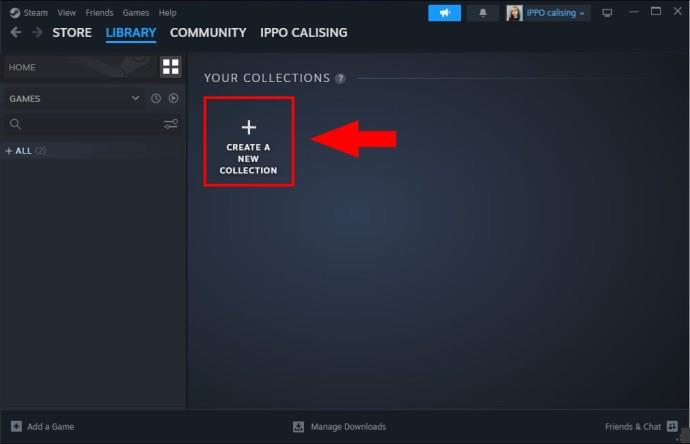 Kako napraviti kolekciju u Steamu