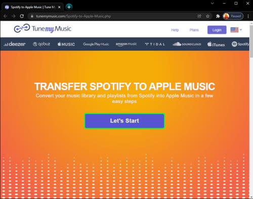 Kako pretvoriti seznam predvajanja Spotify v Apple Music