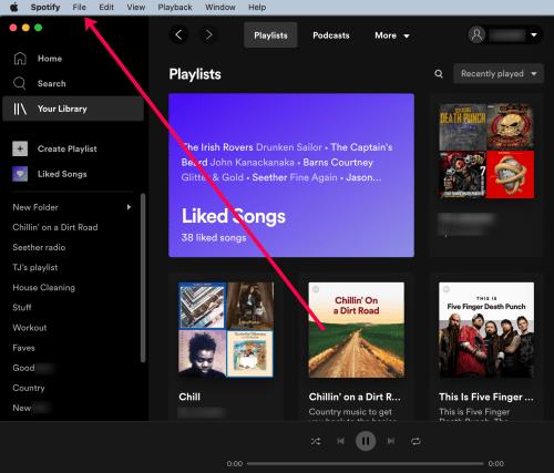 Kako izbrisati popis pjesama u Spotifyju