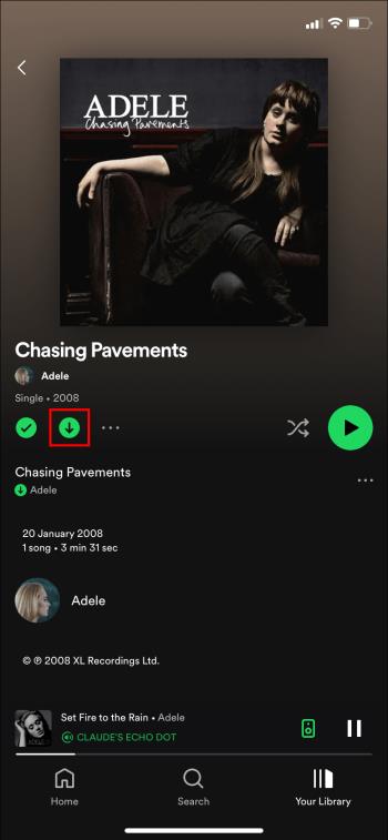 Hvernig á að sækja lög frá Spotify