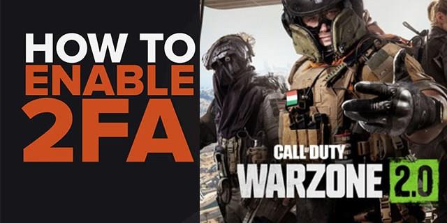Hogyan lehet be- vagy kikapcsolni a 2FA-t a Warzone-on
