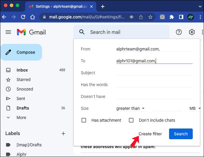 Ako zabrániť tomu, aby sa e-maily dostali do spamu v Gmaile