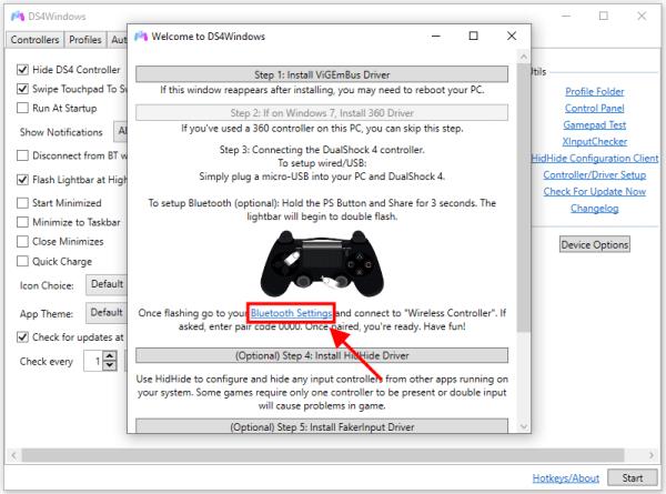 Πώς να διορθώσετε το σφάλμα DS4Windows Not Detecting Controller