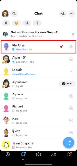 Ako používať moju AI v Snapchate