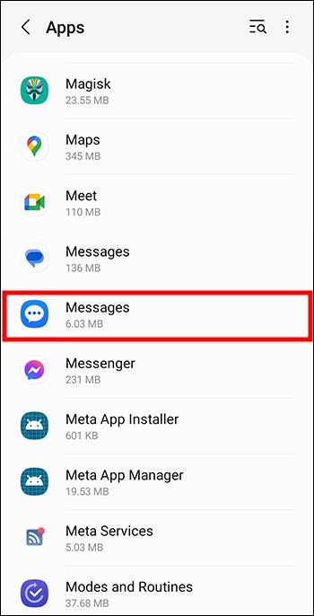 Slik fikser du en enhet når du ikke kan sende en tekstmelding til én person på Android