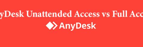 AnyDesk Unattended Access Vs Full Access