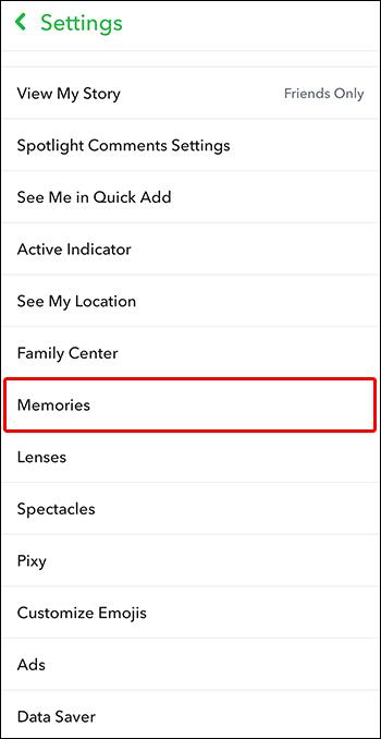Як переглянути спогади на Snapchat