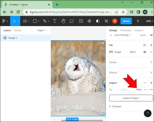 Kako izvoziti v PNG v Figmi