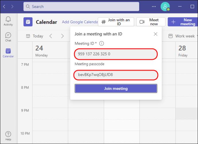 Jak se připojit pomocí ID schůzky v Microsoft Teams