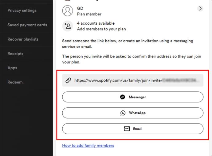 Kā pievienot kādu ģimenes plānam pakalpojumā Spotify