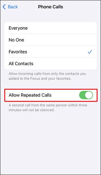 Як виправити дзвінок IPhone, коли встановлено режим «Не турбувати».