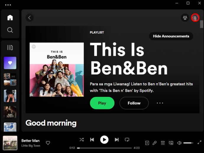 Slik endrer du e-posten din i Spotify